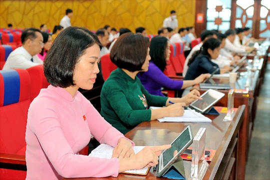 Lợi ích chuyển đổi số trong kỳ họp HĐND tỉnh